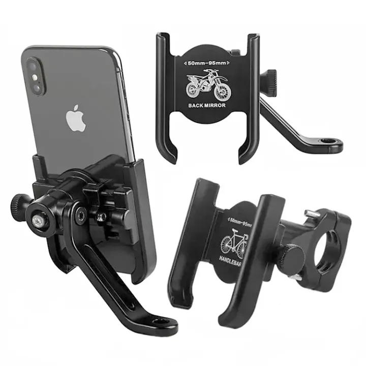 Universal%20Aluminum%20Alloy%20360%C2%B0%20Rotated%20Adjustable%20Rear-View%20NON%20USB%20Mirror%20Type%20Bike%20Motorcycle%20Honda%20Scoter%20Cell%20Phone%20Mobile%20Smart%20Phone%20Holder%20or%20Stand%20-%20Image%203