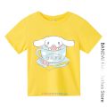 Sanrio Kids Cinnamoroll Tshirt Summer Hello Kitty Kids Cartoon Casual short-sleeved T-shirt Baby Boy Clothing Girls Clothing.