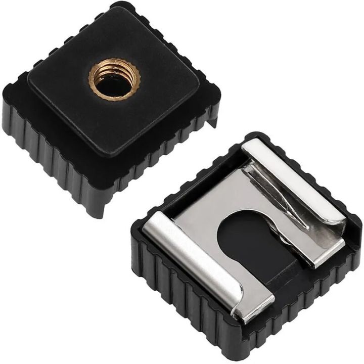 1/4"%20Screw%20metal%20flash%20hot%20shoe%20mount%20adapter%20light%20stand%20tripod%20-%20Image%202