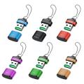 New Mini USB Micro SD TF Card Reader USB 2.0 Mobile Phone Memory Card Reader High Speed USB Adapter For Laptop Accessories N2D3.