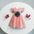 New Stylish Kids party dress For Baby Girl 0-12 years with free hair band.