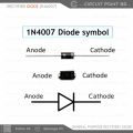 25/ 50/ 100 Pcs - 1N4007 Rectifier Diode – 1000V 1A General-Purpose Silicon Junction Diode for Electronics & Power Circuits. 