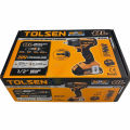 TOLSEN 20V Li-ion Brushless Cordless Impact Wrench Driver With 2pcs battery & 1pc charger Model: 87258. 