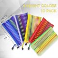 2 pcs Pencil and Pen Net Bag Multiclour.