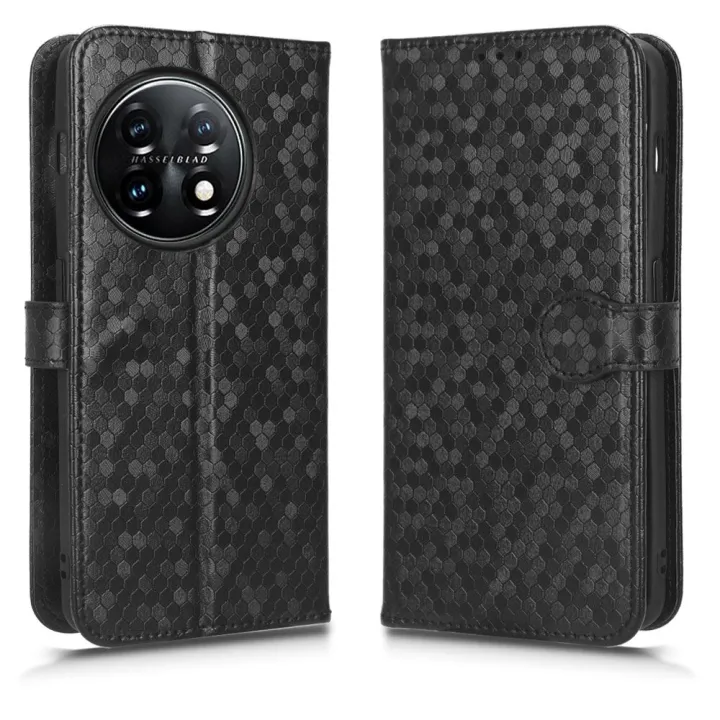 lthmy%20for%20OnePlus%2011%205G%20Phone%20Case%20Flip%20Wallet%20PU%20Leather%20Casing%20Shockproof%20Bracket%20Back%20Cover%20-%20Image%202