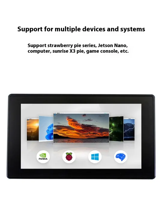 Weixue%20Raspberry%20Pi%204%207-inch%20capacitive%20screen%20HDMI%20high-definition%20display%20IPS%20material%20tempered%20glass%20touch%20screen%20-%20Image%202