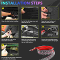 Car Underglow LED Lights, Dream Color Strip Lights with APP Control, Exterior Car Neon Accent Lights Kit Replacement Parts.