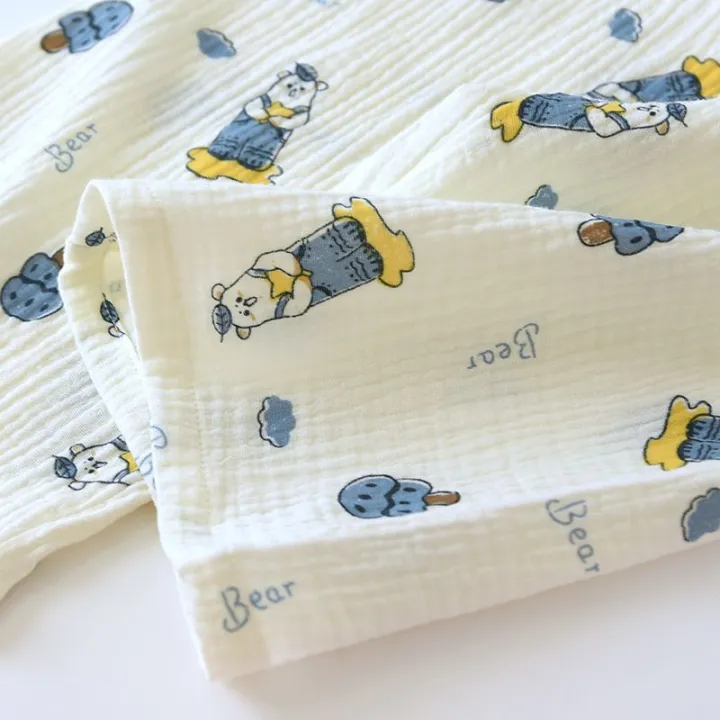 Maternity%20Pajamas%20Spring%20and%20Autumn%20Thin%20Cotton%20Crepe%20Adjustable%20Waist%20of%20Trousers%20plus%20Size%20Postpartum%20Summer%20Belly%20Support%20Home%20Pants%20-%20Image%202