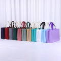 1 PC Non-woven Shopping Bag Large Capacity Foldable Eco Tote Grocery Bags Handbag Fabric Grocery Bag. 