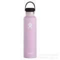 Hydro Flask 21oz 621ml Water Bottle Stainless Steel Reusable Vacuum Insulated with Standard Mouth Flex Lid. 