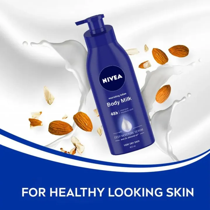 400 ml  Nivea Intensive Moisture Body Milk Body Lotion International Indian product used for male/ female