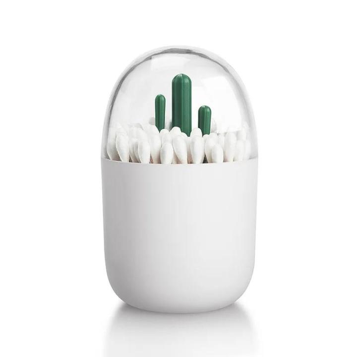 Cotton%20Swab%20Holder%20Plastic%20Cactus%20Shape%20Toothpick%20Holder%20Q%20tips%20Container%20Toothpicks%20Storage%20Organizer%20Mini%20Tree%20Decorated%20-%20Image%206