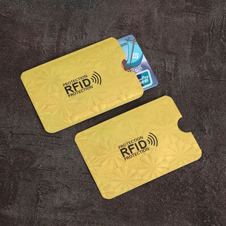 10Pcs%20Anti%20Theft%20Bank%20Credit%20Card%20Protector%20NFC%20RFID%20Blocking%20Card%20Holder%20Wallet%20Cover%20Aluminium%20Foil%20ID%20Business%20Card%20Case%20-%20Image%204
