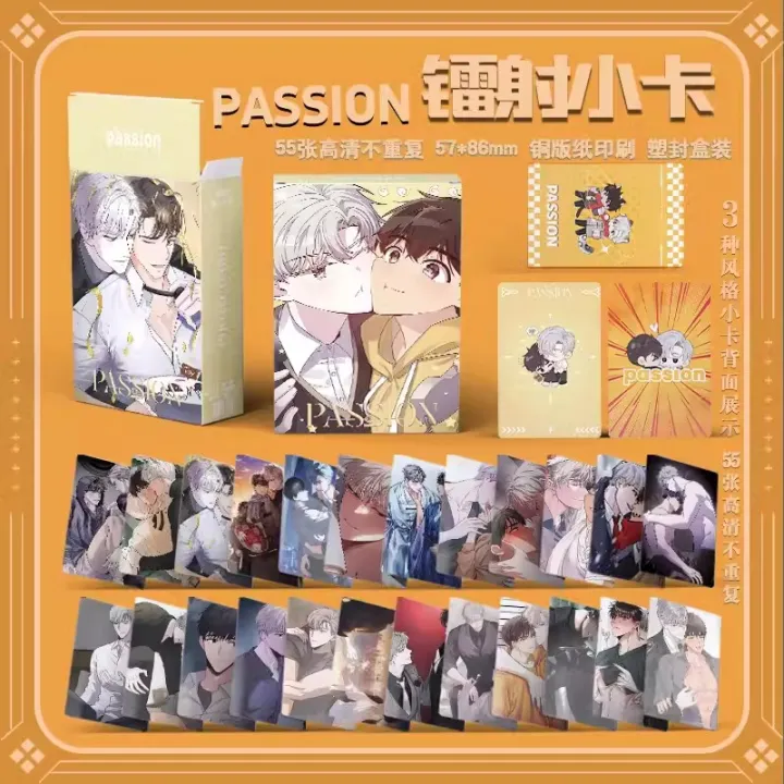 55%20Pcs/Set%20Korean%20Manga%20Passion%20Laser%20Lomo%20Card%20Ilay%20Riegrow%20and%20Jeong%20Taeui%20Figure%20HD%20Photocard%20Fans%20Collection%20Gift%20-%20Image%202