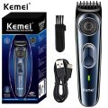Kemei KM-1256 Electric Hair Clipper New Hair Trimmer For Men USB Rechargeable Hair Cutting Machine Adjustable Hair Clipper. 