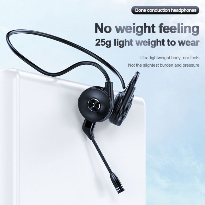 New M1 Bluetooth earphones with bone conduction on the band label, running ear hanging sports, true stereo business