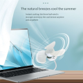 USB Fan DC5V Ceiling Fan 360 Degree Adjustment Low Noise Electric Fan Indoor Cooling Fan for Notebook. 