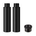 2Pcs Mic Stand Extension Tubes with 1Pc Metal Adapter for Desk Stands. 