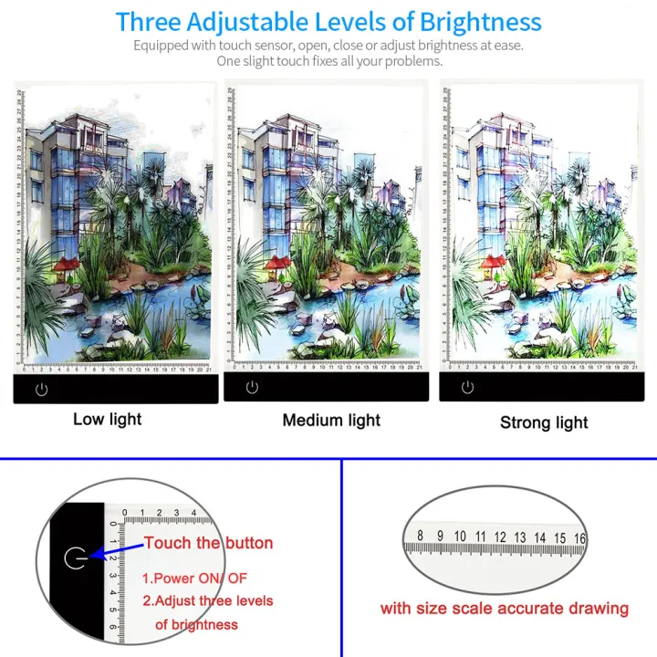 HXSJ%20Portable%20A4%20Tracing%20Led%20c-opy%20Board%20Tracing%20Light%20Box%20Usb%20Tracing%20Pad%20Light%20Pad%20With%20Three%20Adjustable%20Brightness%20Scale%20Line%20-%20Image%205