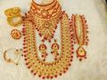 Wedding Gold Plated Jewellery Full Set-Indian.