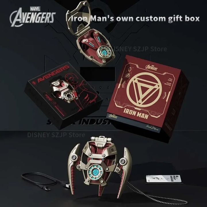 Marvel%20Genuine%20Wireless%20Bluetooth%20Earbuds%20Cool%20Iron%20Man%20RGB%20Ambience%20Light%20Mecha-shaped%20Headset%20High%20Quality%20Zinc%20Alloy%20MR28%20-%20Image%205
