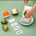 5 In 1 Kitchen Vegetable Cutting Tools Vegetable Cutter Grater for Vegetables Slicers Shredders Multi Slicer Peeler Carrot Fruit.