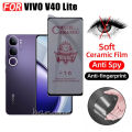For Vivo V40 Lite 4G Phone Case Vivo V40 Lite 5G Anti-peeping Tempered Glass Screen Protector.