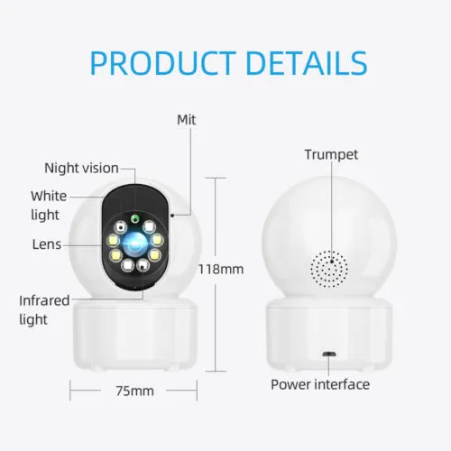 360%C2%B0%201080P%20IP%202-Way-Talk%20Camera%20Wi-Fi%20IR%20Night%20Smart%20Home%20CCTV%20Security%20Cam%20-%20Image%205