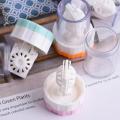 1PCS Manual Rotation Type Contact Lens Cleaner Case Box Contact Lenses Cleaning Tools Plastic Container Storage Holder. 