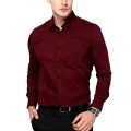 Stylish Regular Slim Fit Blank Cotton Long Sleeve Formal Shirt For Men. 