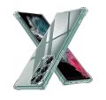 Samsung Galaxy S24 Ultra Premium Silicone Case Crystal Clear Soft TPU Ultra-Thin Transparent Flexible Protective Mobile Phone Back Cover.