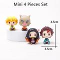 Demon Slayer Mini Figure set; 6 pieces & 4 pieces.