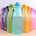 550ML Sport Water Bottle For Children Unbreakable Frosted Sport Kettle Outdoor Portable Leak-proof Water Juice Bottle With Rope. 