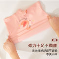 MiiOW Children's Boxer Briefs Cotton Girls' Underpants Middle and Big Children Boxer Shorts Little Girls' Student Safety Pants. 