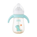 Dorado cloth PPSU wide caliber with handle milk bottle, children's duckbill learning drink one cup, three uses. 