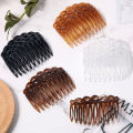 Plastic Plastic hair side combs Fine Straight teeth Bridal French hair comb Tortoise Straight teeth hair clip comb for Hair. 