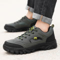 Outdoor men's hiking shoes fashion casual breathable cargo shoes hiking sneakers cross-border men's shoes work labor protection shoes. 