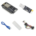 ESP-12E ESP8266 CP2102 V3 WIFI Development Board Development Board +USB to Serial Port Module+Bread Board+65 Jumper+USB Cable. 
