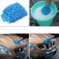 Car or Bike Wash Gloves Towel Microfiber Car or Bike Cleaning Care Detailing Tools Chenille Soft Towel For Automotives,Microfiber Super Mitt Dust and Car Clean , Bike Cleaner Double Sided Gloves - Multi Color (1 Pc). 
