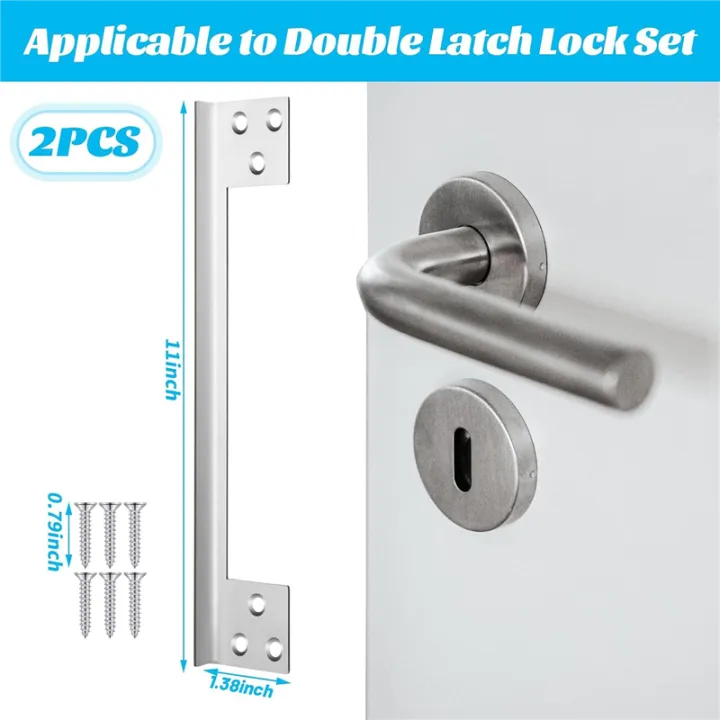 2%20Pcs%20Door%20Latch%20Guard%20Plate%20Outswing%20Angle%20Latch%20Protector%20Door%20Latch%20Cover%20Latch%20Shield%20L%20Shaped%20Security%20Easy%20Install%20Easy%20to%20Use%2011Inch%20-%20Image%204