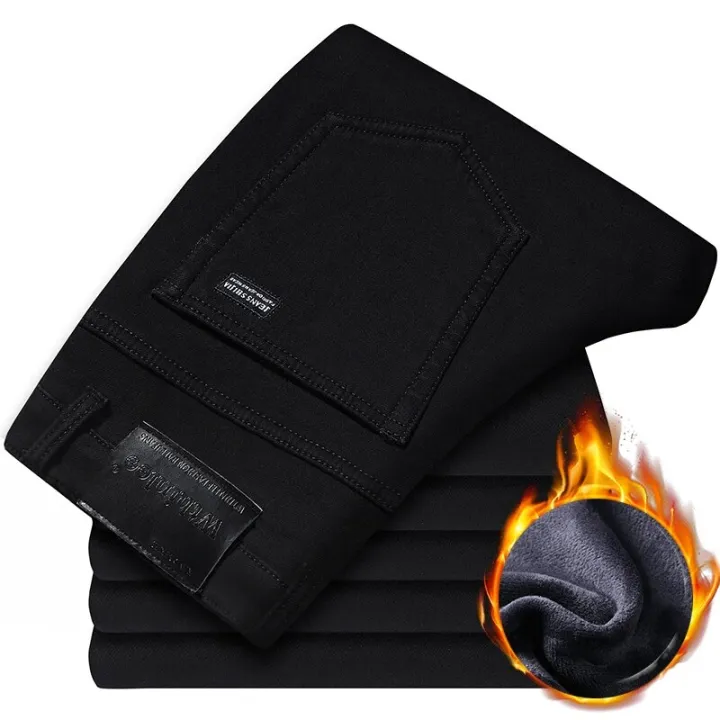 2022%20Winter%20New%20Men%20Blue%20black%20Fleece%20Thick%20Jeans%20Zippered%20Pocket%20Design%20Cargo%20Jeans%20Trendy%20Denim%20Warm%20Pants%20Male%20Brand%20Trousers%20-%20Image%206