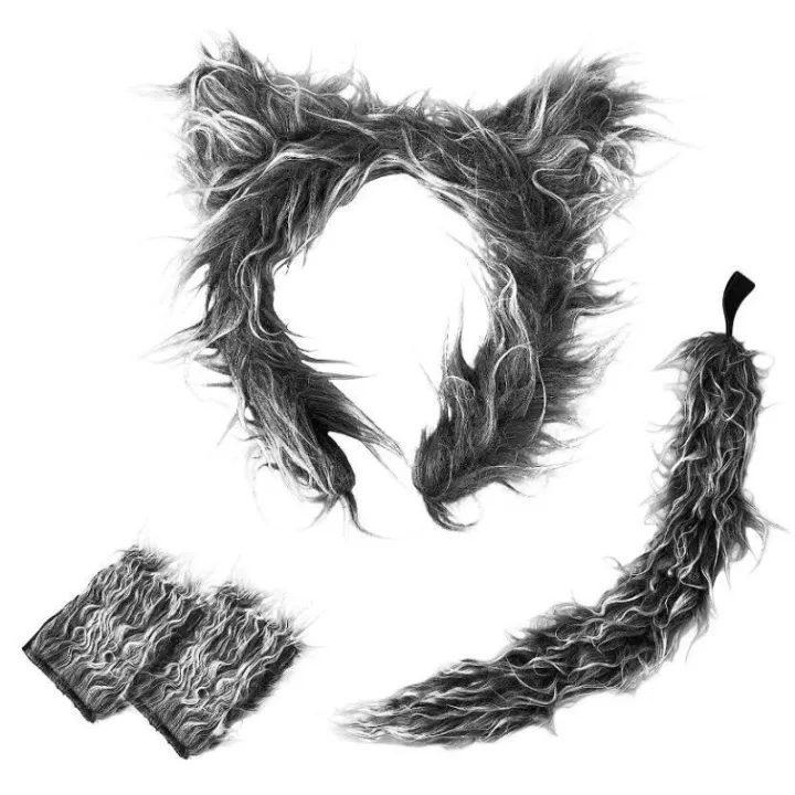 Wolf%20Ear%20Headband%20Tail%20Skirt%20Mask%20Suit%20Wolf%20Cosplay%20Costumes%20for%20Children%20Girls%20Ladies%20Birthday%20Gift%20Halloween%20Animal%20Dress%20Up%20-%20Image%203