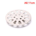 1pc Stainless steel floor drain cover overflow Round Anti-clogging shower Drain. 