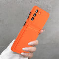 【Solo Yolo】Solid Color Card for Samsung s23 Phone case iphon14 Simple and Soft note20 All-Inclusive Protective Cover A14/54. 