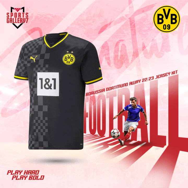 Borussia Dortmund Away 22/23 Jersey kit Football Club Borussia
