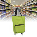 Foldable Shopping Cart, Large Capacity Wheeled Shopping Bag Multifunctional for Camping.