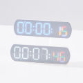 Digital Clock Electronic 12/24H LED Adjustable Brightness Alarm Clock With Temperature Display For Living Room Office Bedroom Decor.