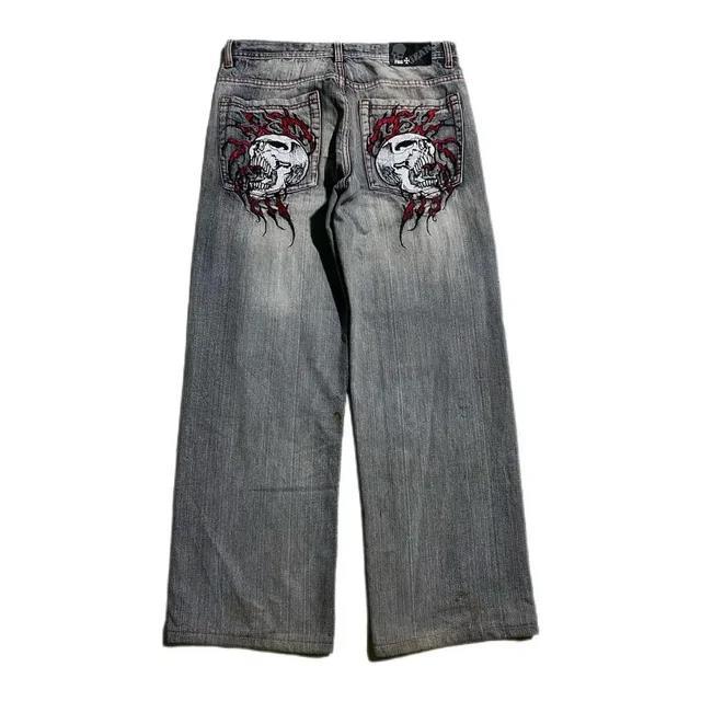 Korean%20Fashion%20Y2K%20Hip%20Hop%20Street%20Big%20Pocket%20Classic%20Death%20Print%20Baggy%20Jeans%20Vintage%20High%20Waist%20Denim%20Pants%20Men's%20Wide%20Leg%20Pants%20Superman%20-%20Image%202