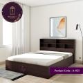 Andormahal (MDF) King bed with unique headstand(6 feet by 7 feet).