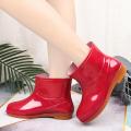 Rain Boots Women's Low-Cut Non-Slip Fashionable Kitchen Women's Rain Boots Short Stylish Water Shoes Tendon Bottom Wear-Resistant Water Shoes. 